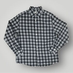 Dunhill London Plaid Button Down Shirt Men’s Large Made in Portugal Luxury